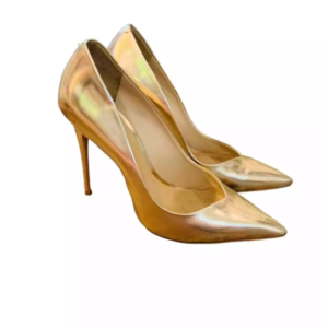 Gold Metallic Heels